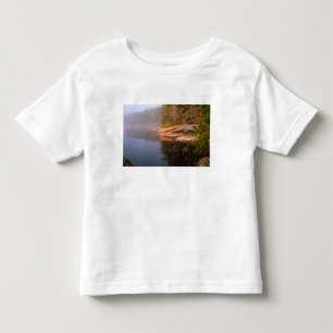 Nebeliger Kanu-Campingplatz, Lake Kawnipi, Kleinkind T-shirt