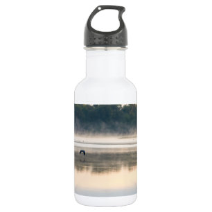 Nebeliger Morgenflug Edelstahlflasche