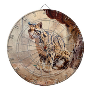 Nebelparder Bild Natur Wildleben exotisch Dartscheibe