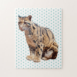 Nebelparder-Foto Dschungel große Katze Tier Puzzle