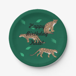 Nebelparder Pappteller