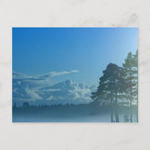 Nebelsee in Finnland Postkarte