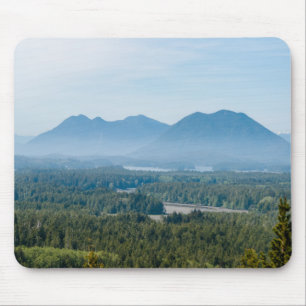 Nebeltal in Tofino - British Columbia, Kanada Mousepad