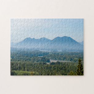 Nebeltal in Tofino - British Columbia, Kanada Puzzle