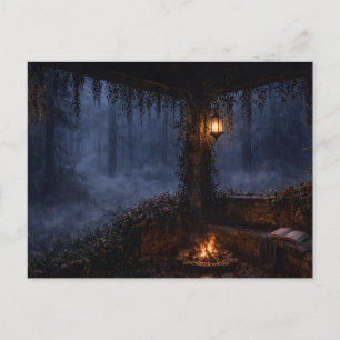 Nebelwald-Kronendach-Verandakarte Postkarte