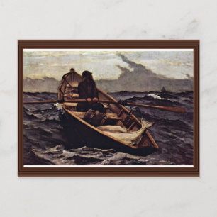Nebelwarnung (die Nebelwarnung) von Homer Winslow Postkarte