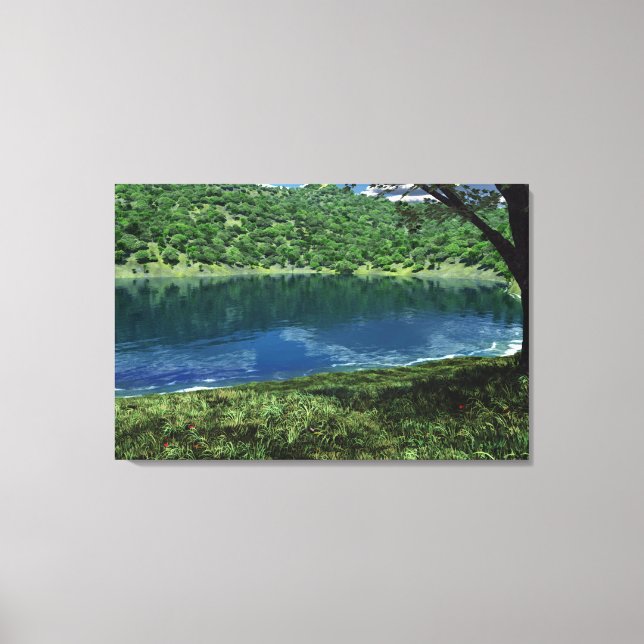 Neben Deep Waters Canvas Print Leinwanddruck (Vorderseite)
