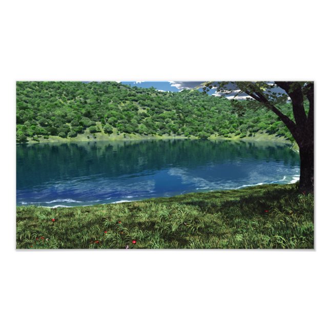 Neben Deep Waters Foto Print (Vorne)