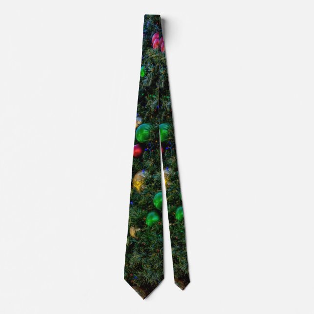 Neben dem Dallas Weihnachtsbaum Neck Tie Krawatte (Vorderseite)
