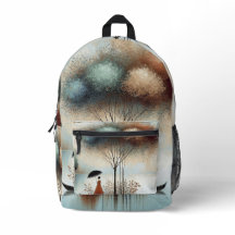 Neben dem Ruhigen Watt Designer-Backpack