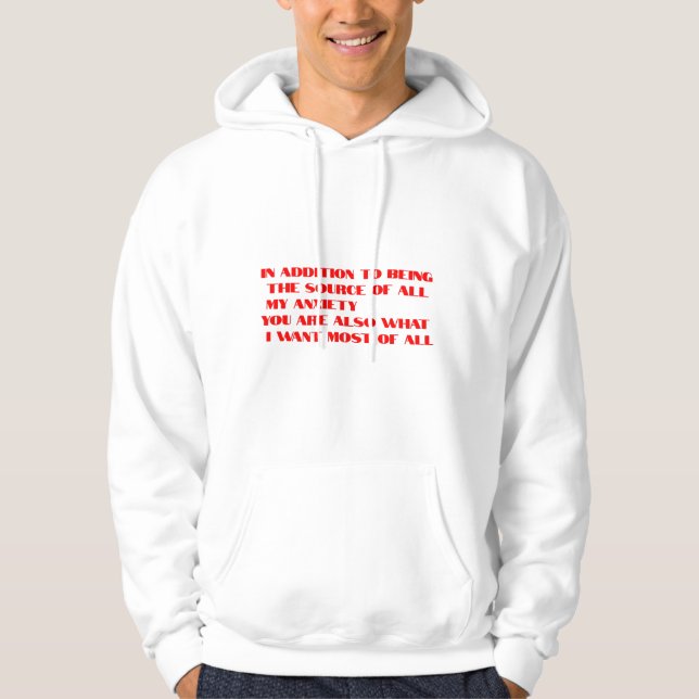 Neben der Quelle all meiner Befürchtungen, Hoodie (Vorderseite)