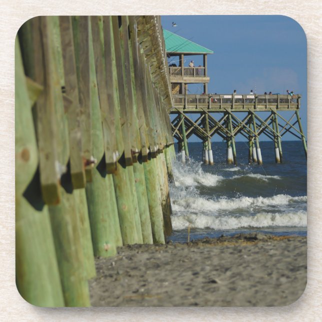 Neben Folly Pier Getränkeuntersetzer (Vorderseite)