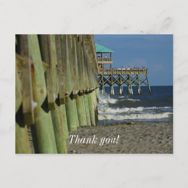 Neben Folly Pier Postkarte (Vorderseite)