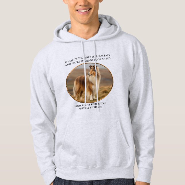 Neben You Collie Hoodie (Vorderseite)