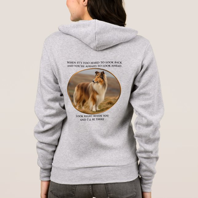 Neben You Collie Hoodie (Rückseite)