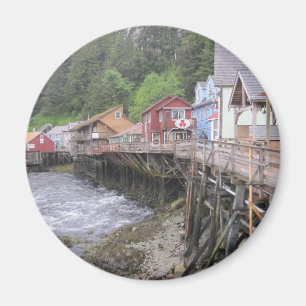 Nebenfluss-Straße Ketchikan, Alaska Magnet