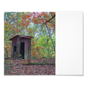 Nebengebäude in thr-Fall Fotodruck