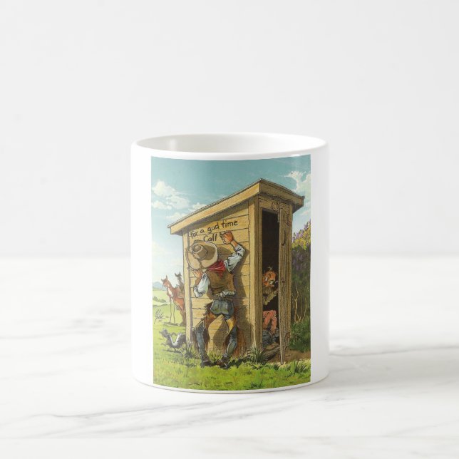 NEBENGEBÄUDE-SPASS-TASSE KAFFEETASSE (Mittel)
