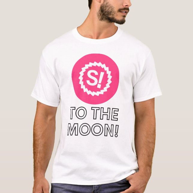 Nebenkette bis zum Mondkrypto-Spank Altcoin T-Shirt (Vorderseite)