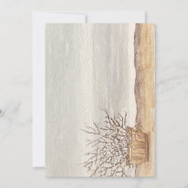 nebensächliche Strandeinladung Einladung