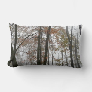 Nebliger Herbst in Pennsylvania Herbst Natur Lendenkissen
