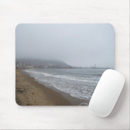 Nebliger Morgen am South Bay Beach, Scarborough Mousepad