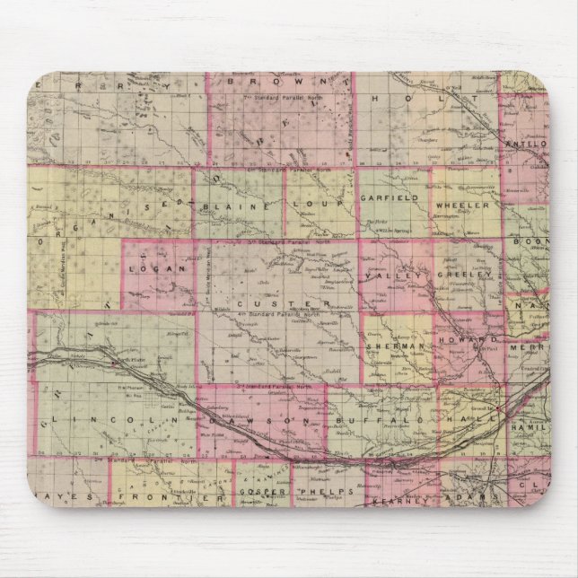 Nebraska 3 mousepad (Vorne)