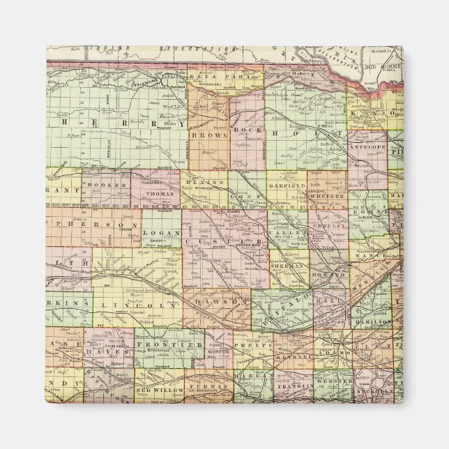 Nebraska 4 magnet (Vorne)