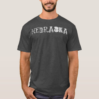 Nebraska 50-Staaten-Namen T-Shirt