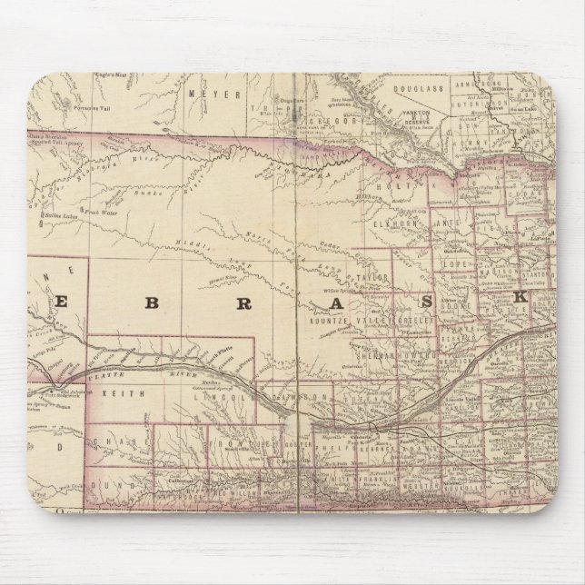 Nebraska 5 mousepad (Vorne)