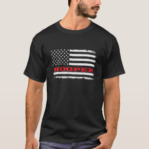 Nebraska American Flag Hooper USA Patriotic Souven T-Shirt