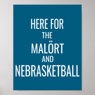 Nebraska Big Ten Turnier Chicago 2026 Poster
