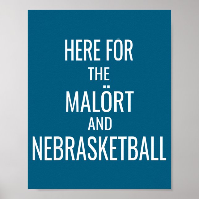 Nebraska Big Ten Turnier Chicago 2026  Poster (Vorne)