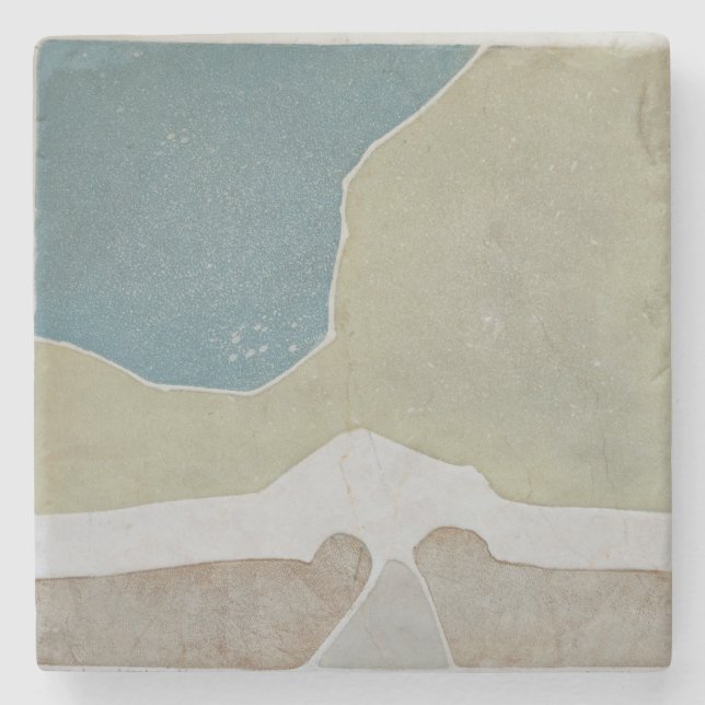 Nebraska bis Kansas Keramik Tile Steinuntersetzer (Vorderseite)