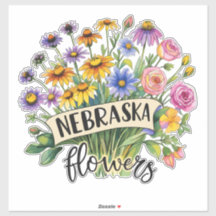 Nebraska Blumen - Nebraska Wilde Blumen blühen