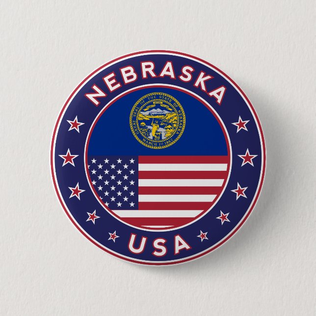 Nebraska Button (Vorderseite)