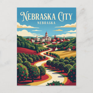 Nebraska City USA Postkarte