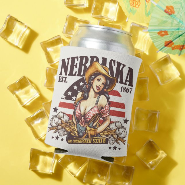 Nebraska Der Cornhusker-Staat Dosenkühler (In Situ Sommer)