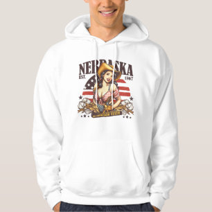 Nebraska Der Cornhusker-Staat Hoodie