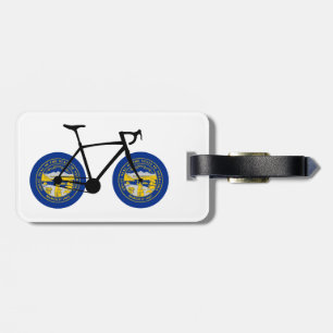 Nebraska Flag Cycling Gepäckanhänger