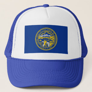 Nebraska Flag Hat Truckerkappe