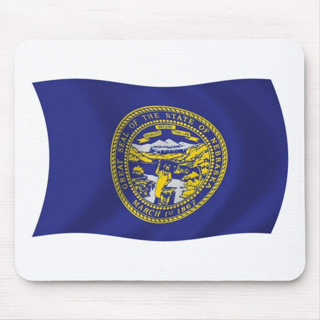 Nebraska Flag Mousepad (Vorne)