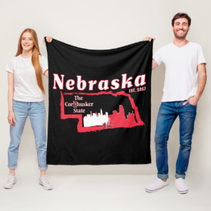 Nebraska-Fleece-Decke Fleecedecke