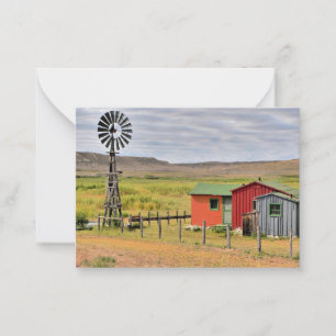 Nebraska-Foto Mitteilungskarte