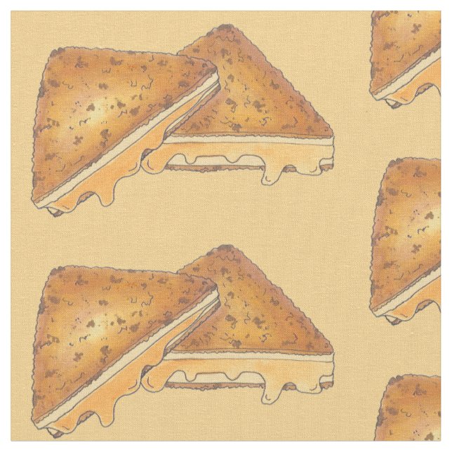 Nebraska Fried Toasted Cheese Frenchees Sandwich Stoff (Nahaufnahme)