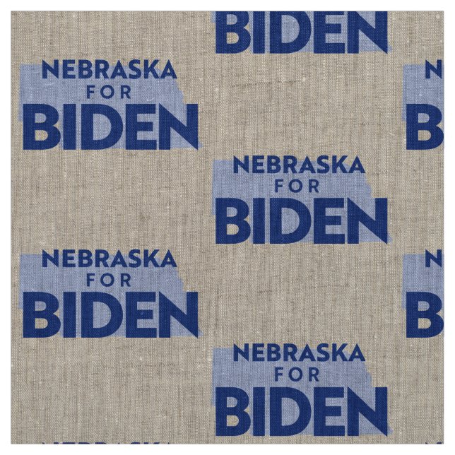 Nebraska für Biden Stoff (Muster)