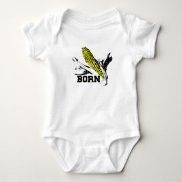Nebraska geboren - Mais geborener Cornhusker Baby Strampler