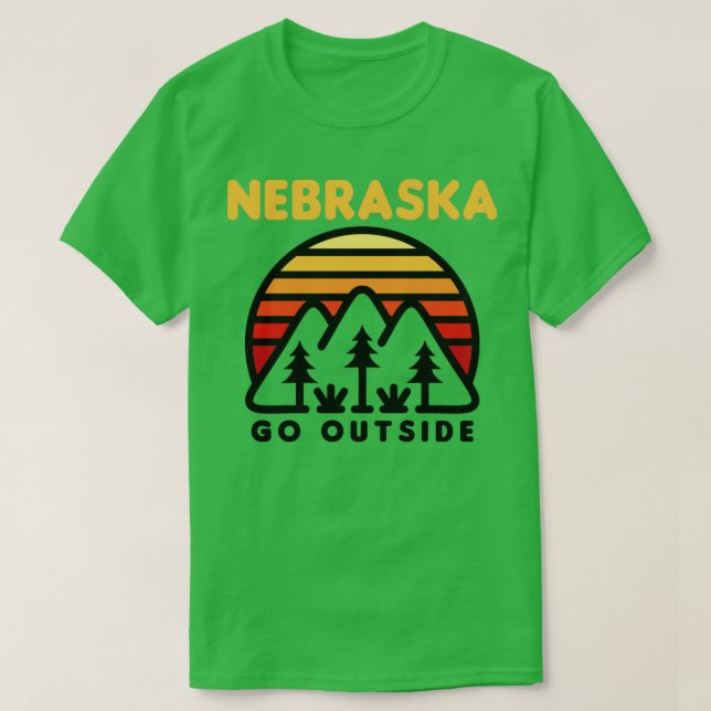 Nebraska-Geschenk T-Shirt (Design vorne)