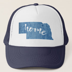 Nebraska Home Holzmaserung Truckerkappe