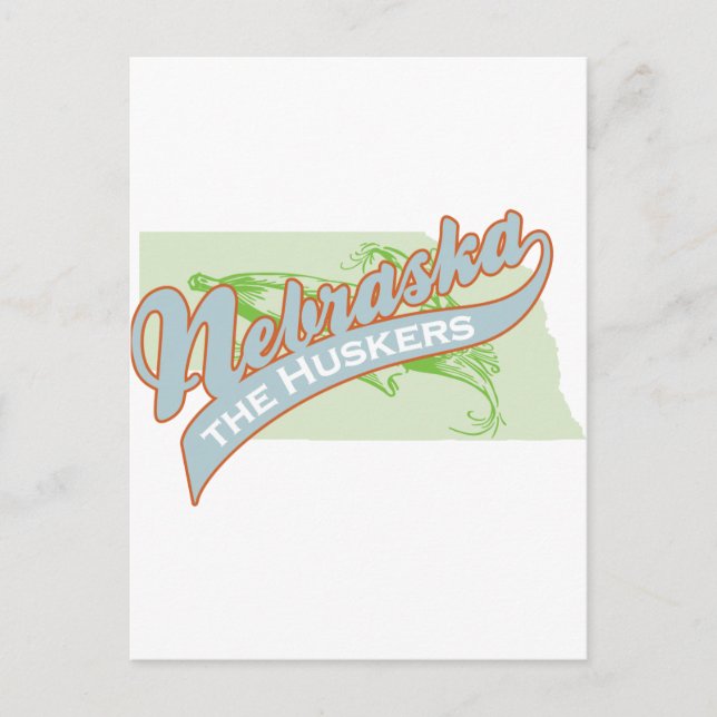 NEBRASKA HUSKERS POSTKARTE (Vorderseite)